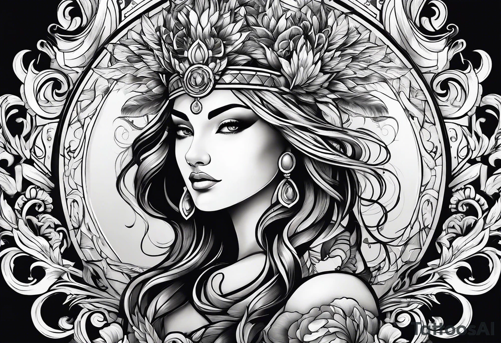a symbol of firmness of spirit, strength and stability tattoo idea