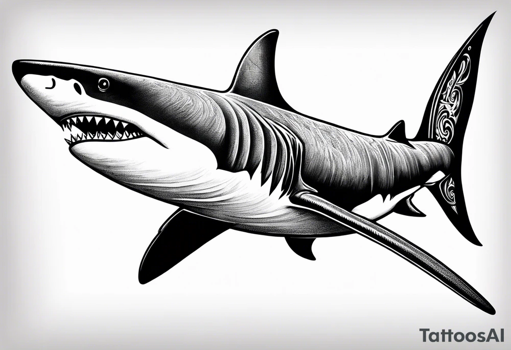 Shark tattoo idea