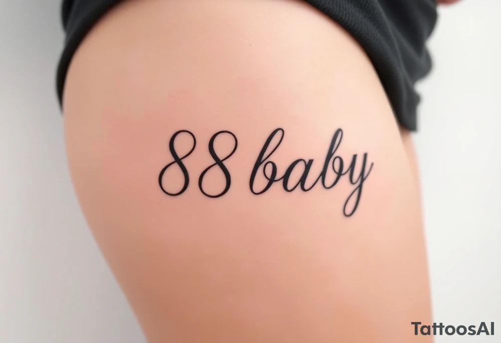 88baby tattoo idea