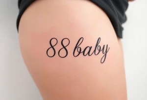 88baby tattoo idea
