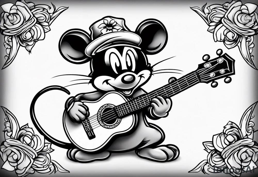 cartoon mouse playing guitar
american traditional tattoo idea cartoon mouse playing guitar
american traditional tattoo idea