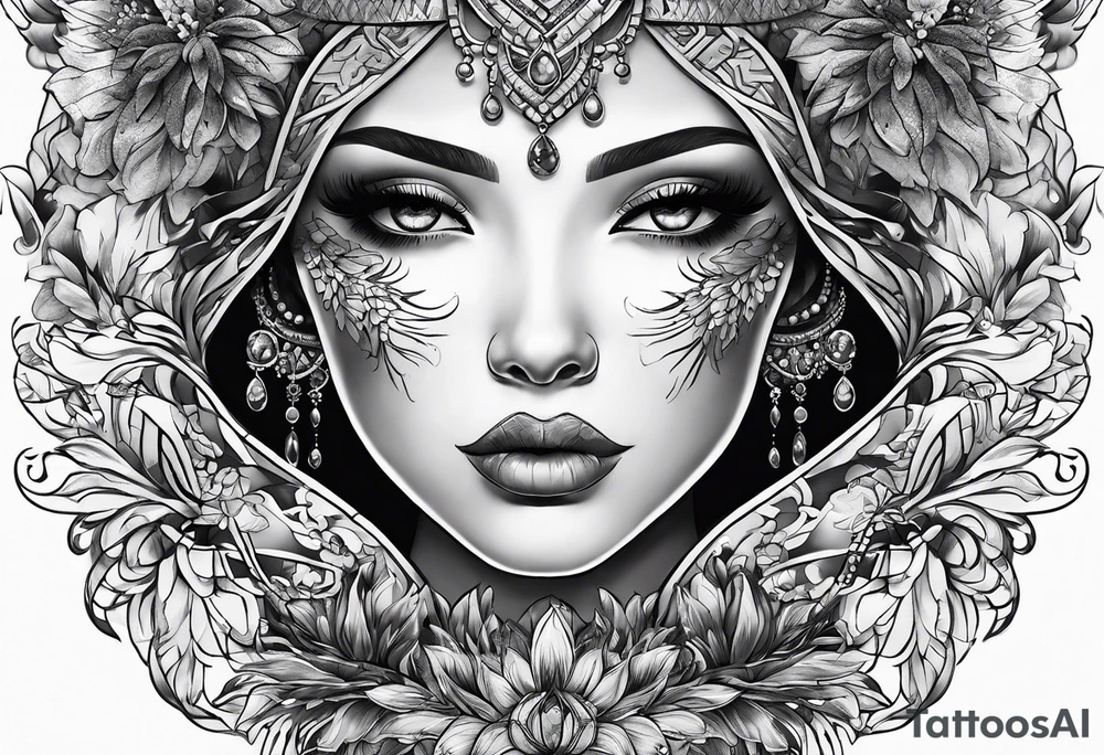 Underboob tattoo tattoo idea