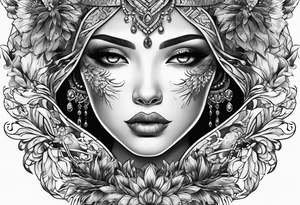 Underboob tattoo tattoo idea