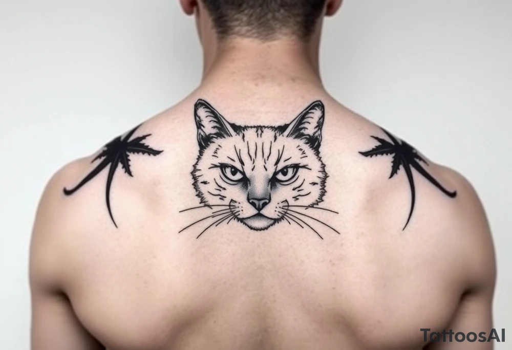 Black Cat tattoo idea