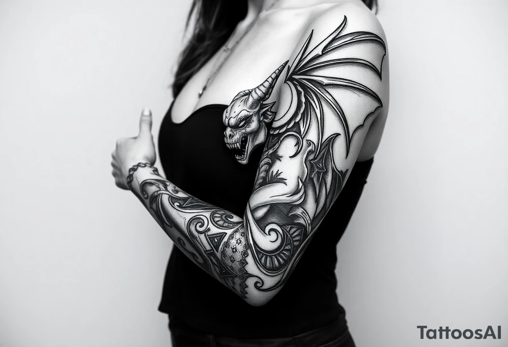 gargoyle tattoo idea