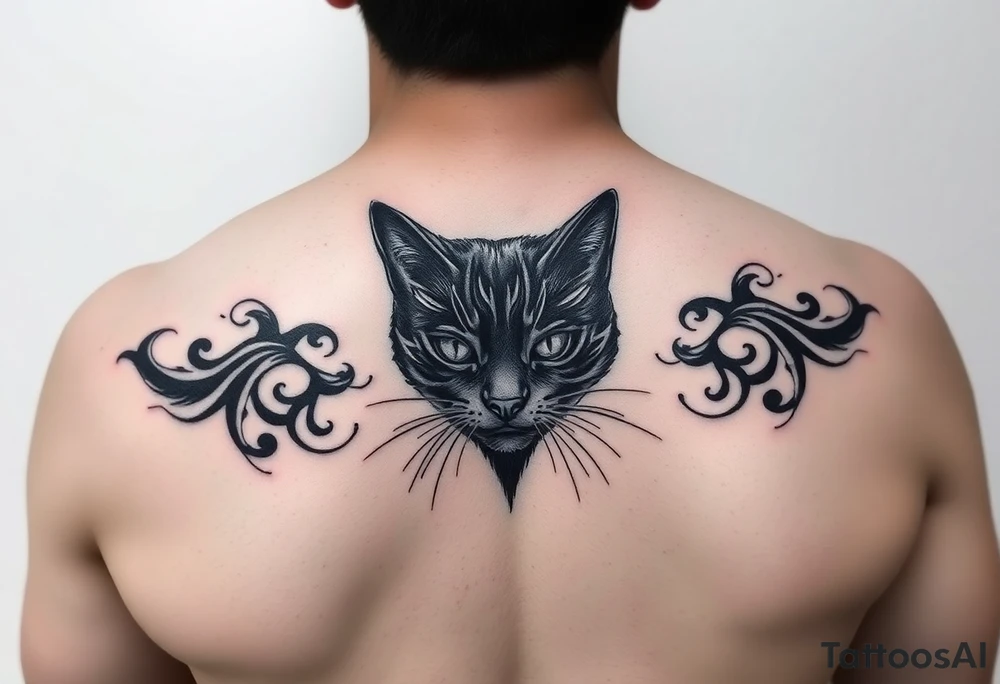 Black Cat tattoo idea