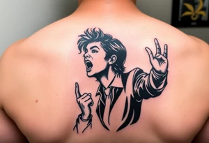 Peter Pan sing with Michael Jackson. tattoo idea