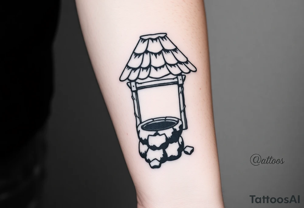 Wishing well tattoo idea