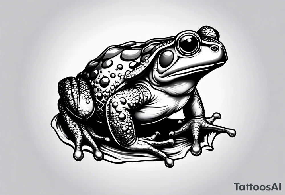 toad wirh sword tattoo idea