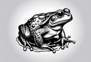 toad wirh sword tattoo idea
