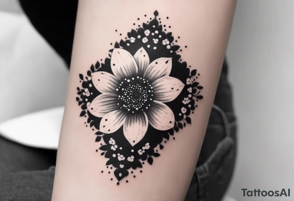 generate tattoo ideas for my forearm with the month flowers for December, February and May tattoo idea