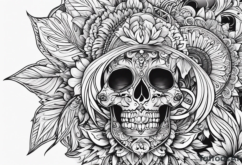 decorative design tattoo idea