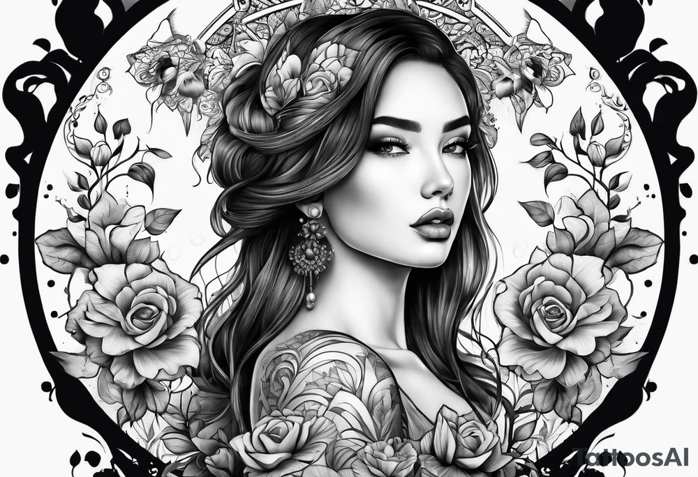 Son and daughter tattoo idea