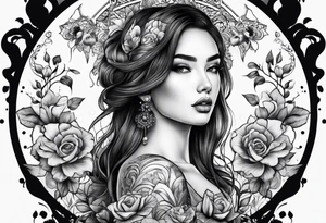 Son and daughter tattoo idea