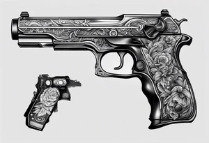 Bear and guns tattoo tattoo idea
