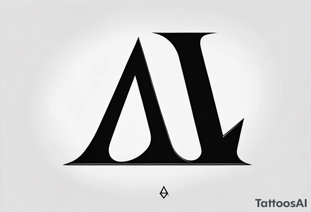 A greek letter delta tattoo idea