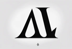 A greek letter delta tattoo idea