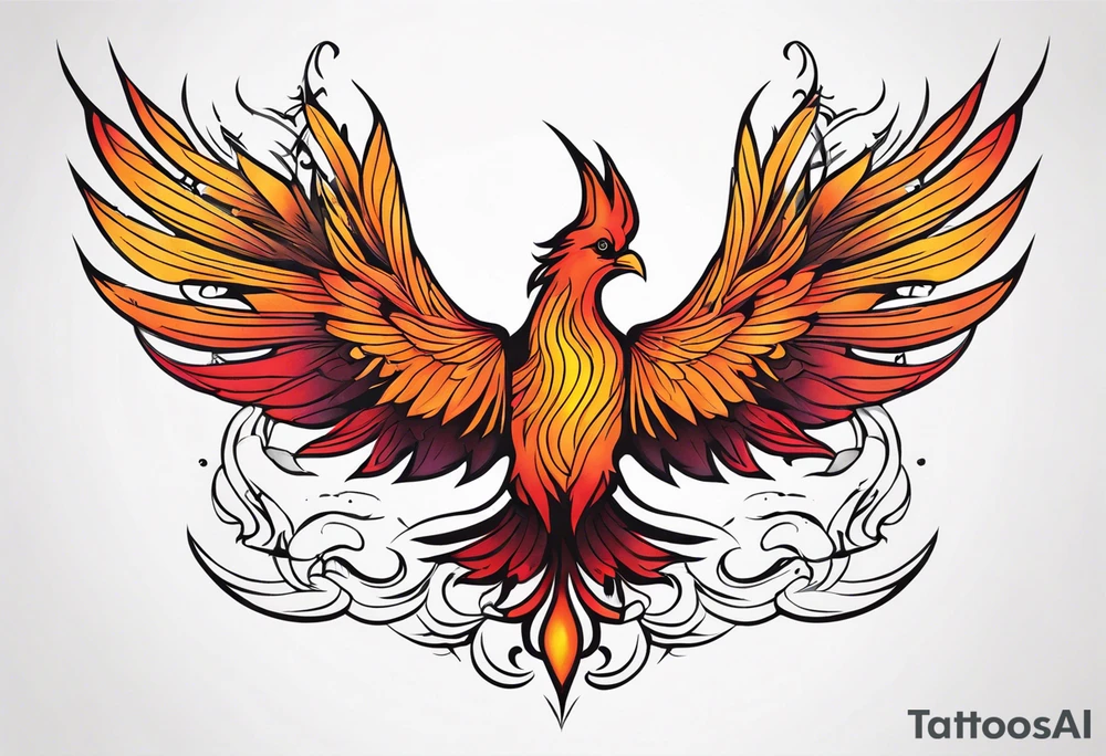 phoenix tattoo idea