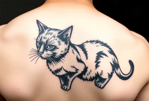 Black Cat tattoo idea