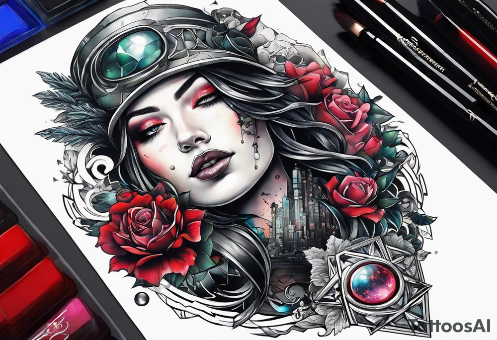 neuromancer tattoo tattoo idea