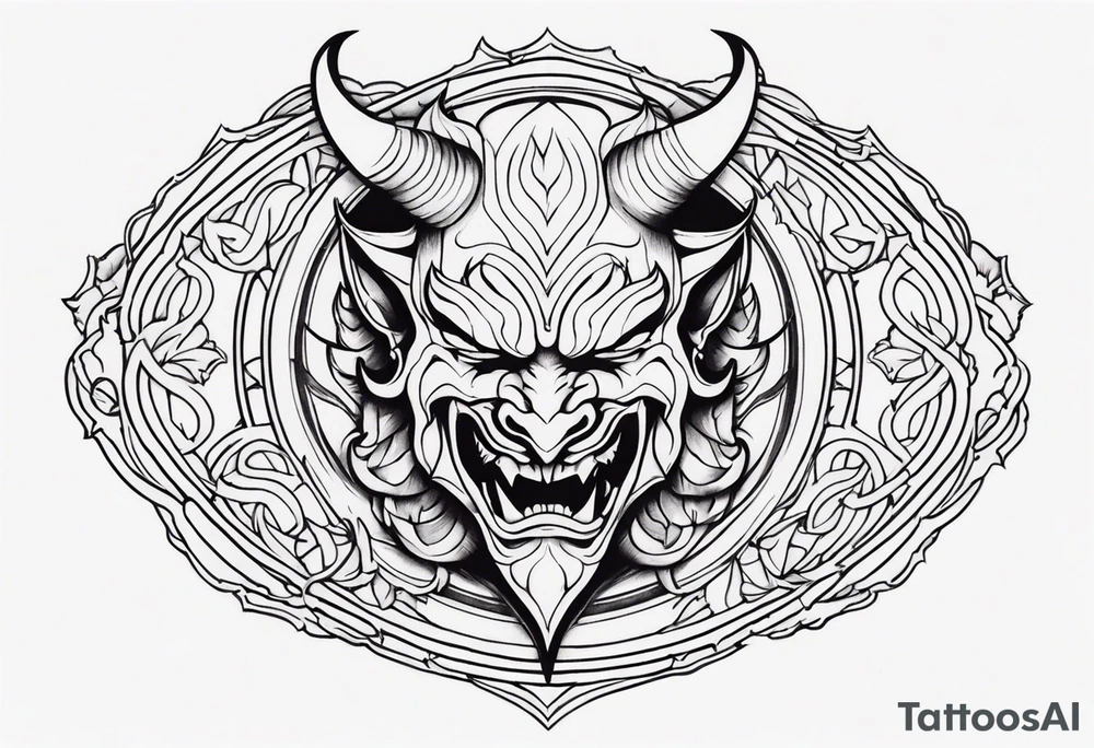 devil tattoo idea