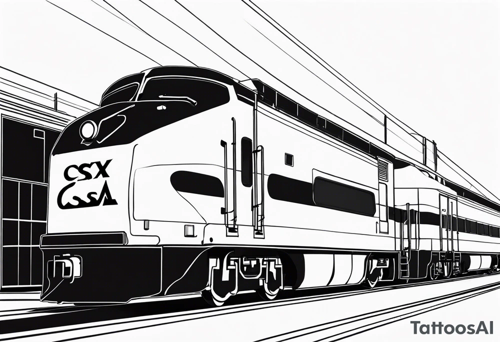 CSX train car with 091838 tattoo idea