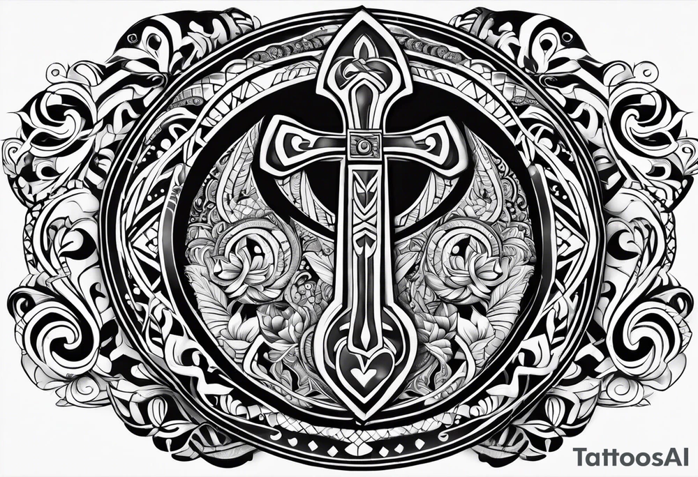 ankh, maori tattoo idea