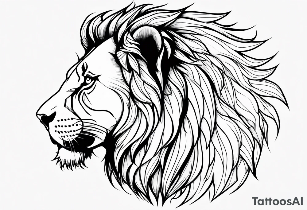 Star in the sky tattoo idea