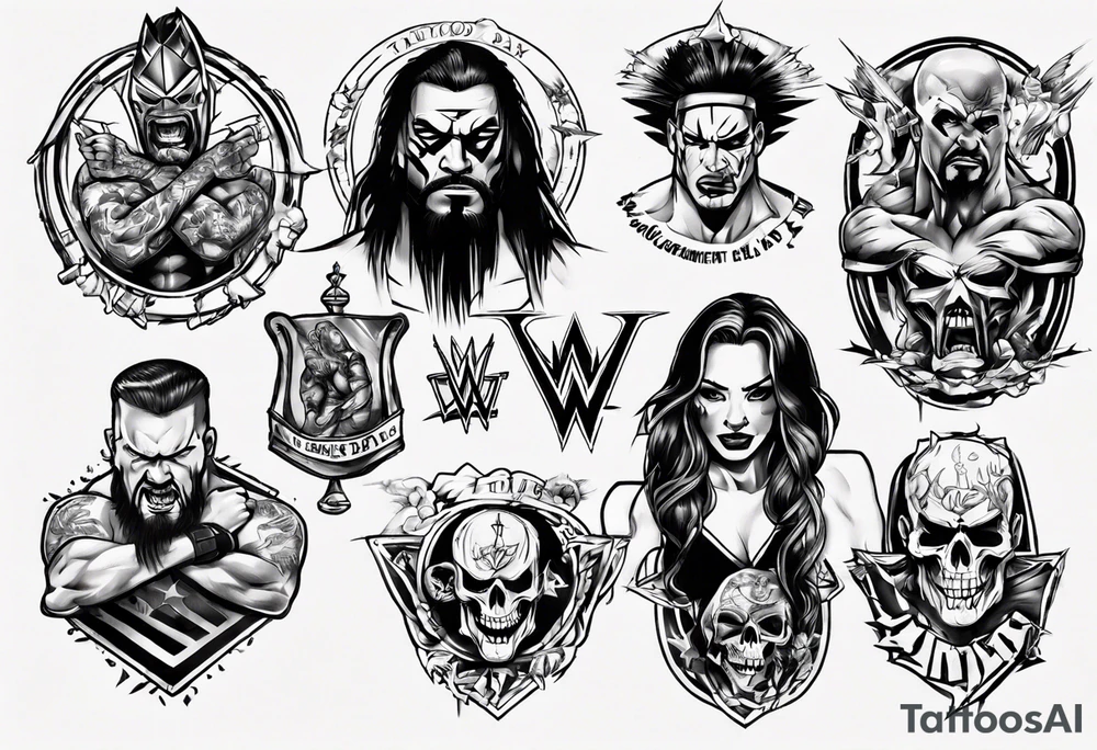 The Judgement Day WWE tattoo idea