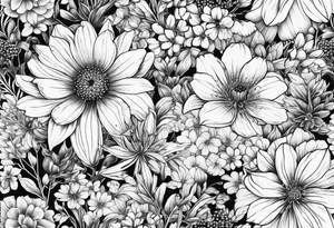 Wildflowers, tattoo idea