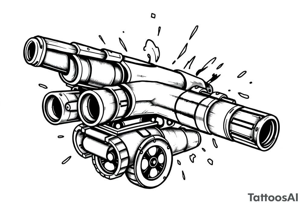 Russian rocket propelled grenade launcher tattoo idea