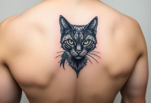 Black Cat tattoo idea