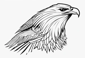 aguia brava tattoo idea