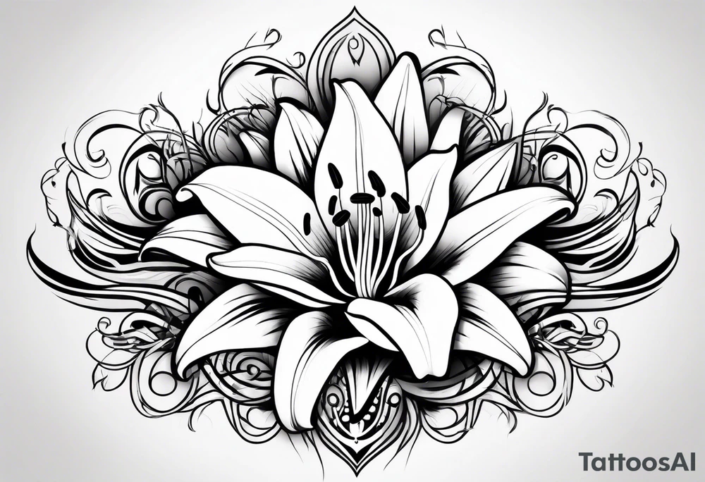 Lily tattoo idea