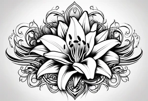 Lily tattoo idea