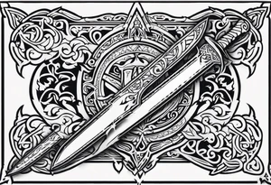 sword Valhalla tattoo idea
