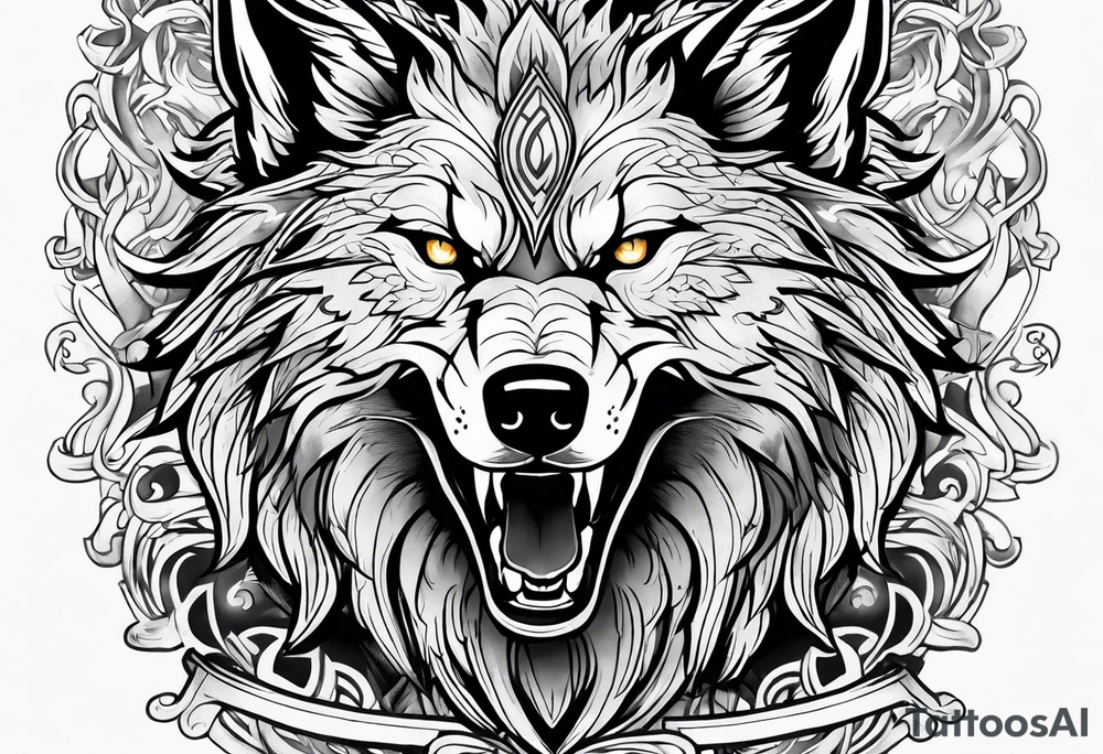 Fenrir tattoo idea