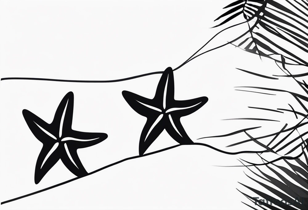 Starfish wrist wrap around tattoo idea