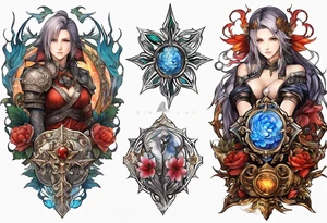 Final fantasy nine tattoo tattoo idea