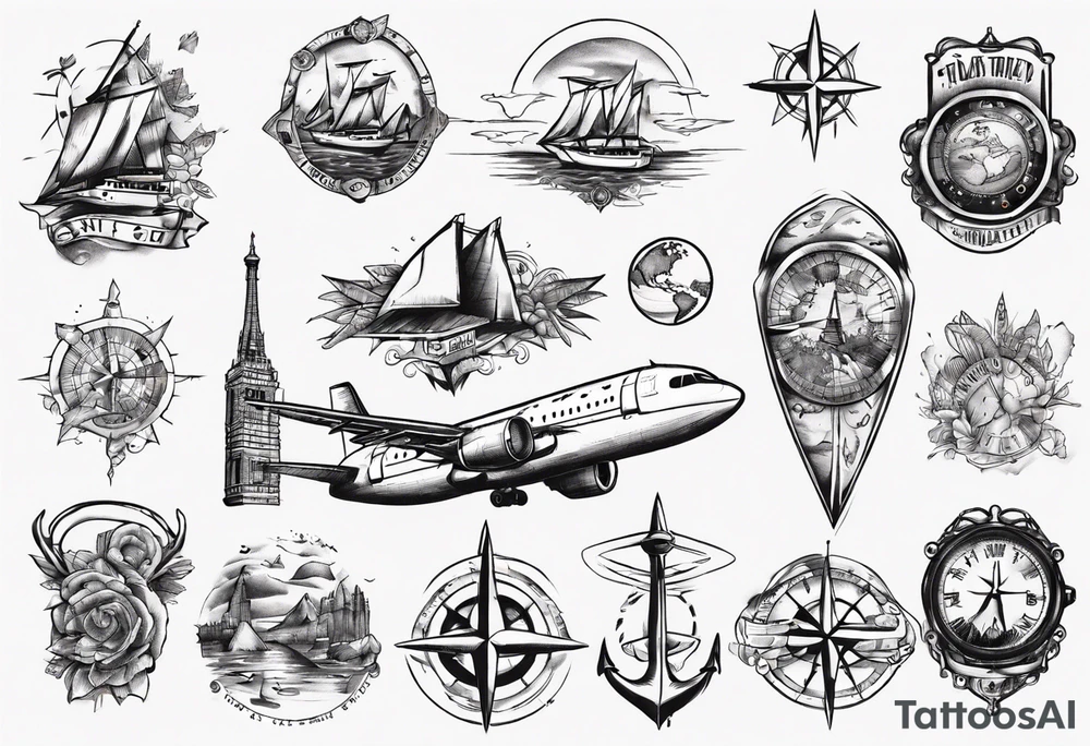 Travel tattoo idea