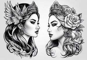 Traditional tattoo idea