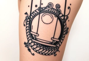 tire swing tattoo idea