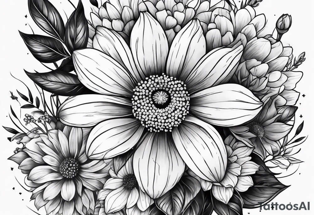 Wildflowers, forearm tattoo idea