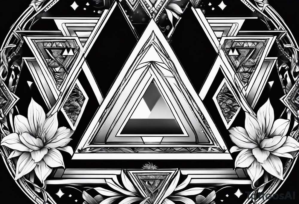 a triangle tattoo idea