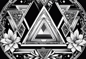 a triangle tattoo idea
