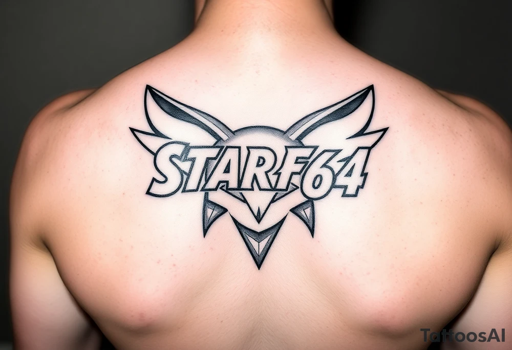 Star Fox 64 logo tattoo idea