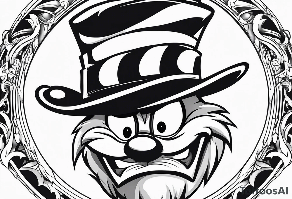 Taz from the Looney tunes tattoo idea