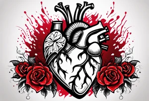 Bloody Heart tattoo idea