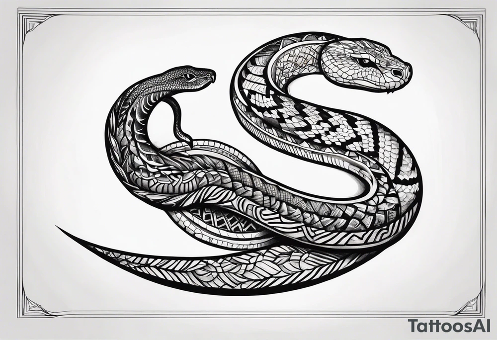 snake tattoo idea