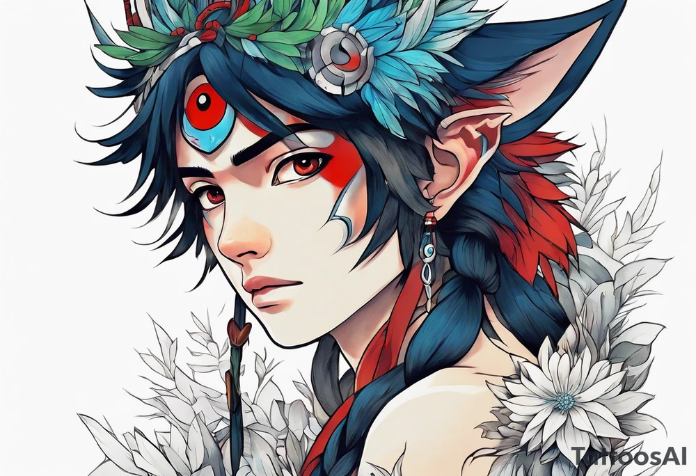princess mononoke tattoo idea